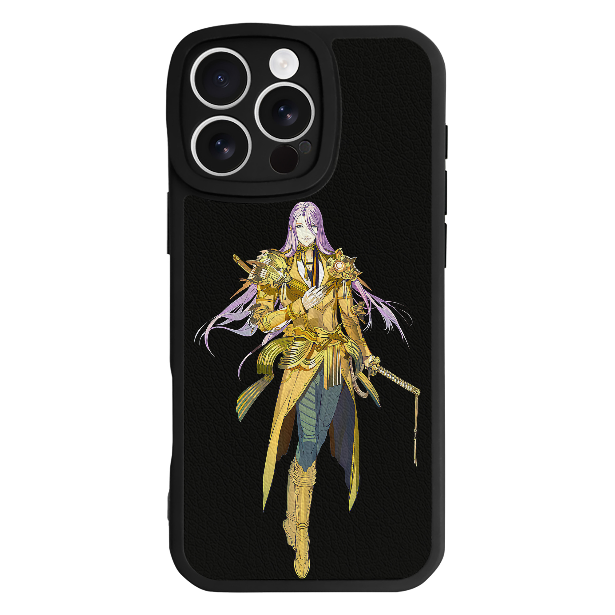 （画像用） 刀剣乱舞 Touken Ranbu 【iPhone 16シリーズ対応】シリコンスマホケース（レザー調） 材質：シリコン